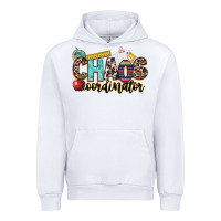 White chaos coordinator Urban Hoodie - NancyCooperArtShop