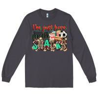 Smoke i'm just here for the snacks soccer Long Sleeve Tee - Zillion Design Studio