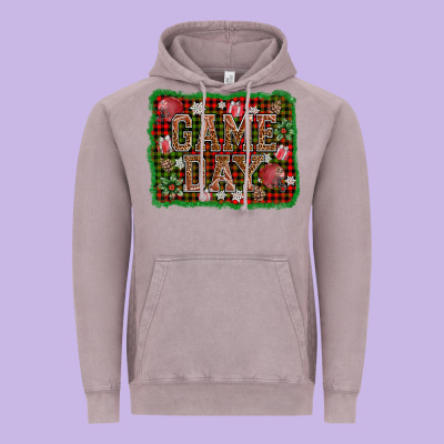 Game Day Christmas Vintage Hoodie Designed By Adodesignshop