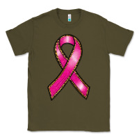 Army Green breast cancer ribbon Classic Tee - RanaPortraitStore