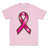 Bubblegum Pink breast cancer ribbon Classic Tee - RanaPortraitStore