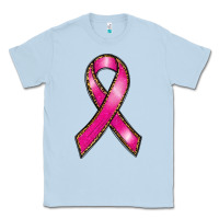 Dusty Blue breast cancer ribbon Classic Tee - RanaPortraitStore
