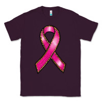 Plum breast cancer ribbon Classic Tee - RanaPortraitStore