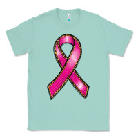 Seafoam breast cancer ribbon Classic Tee - RanaPortraitStore