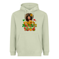Matcha afro woman juneteenth 1865 Heavyweight Hoodie - AdoDesignShop