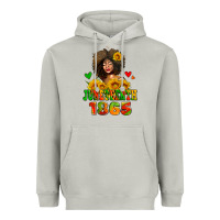 Moon Dust afro woman juneteenth 1865 Heavyweight Hoodie - AdoDesignShop