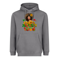 Storm afro woman juneteenth 1865 Heavyweight Hoodie - AdoDesignShop