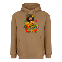 Toasted Coconut afro woman juneteenth 1865 Heavyweight Hoodie - AdoDesignShop