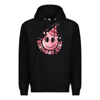 Black birthday girl Premium Hoodie - MaliasSmallBusiness