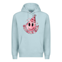 Blue Mist birthday girl Premium Hoodie - MaliasSmallBusiness