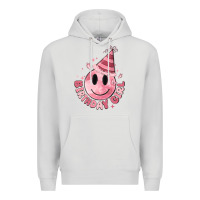 Dove Grey birthday girl Premium Hoodie - MaliasSmallBusiness