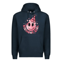 Navy birthday girl Premium Hoodie - MaliasSmallBusiness
