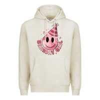 Oatmeal Heather birthday girl Premium Hoodie - MaliasSmallBusiness