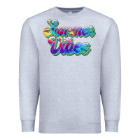 Heather Grey summer vibes Premium Sweatshirt - JahusDesignShop