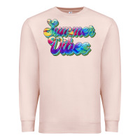 Pale Pink summer vibes Premium Sweatshirt - JahusDesignShop