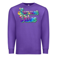 Purple summer vibes Premium Sweatshirt - JahusDesignShop