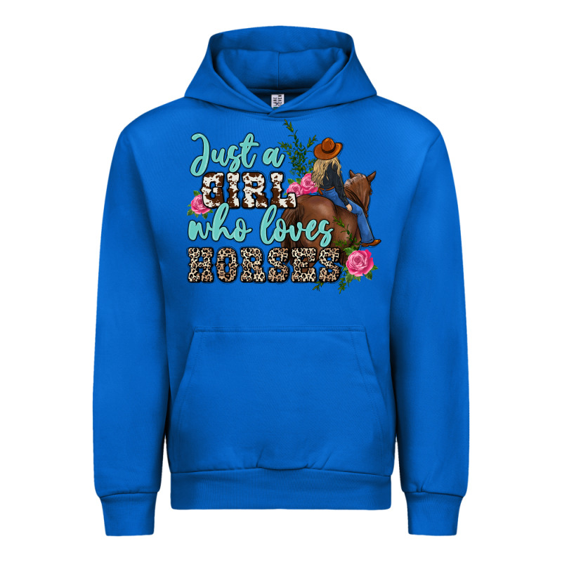 Just A Girl Who Loves Horses Urban Hoodie by MaliasSmallBusiness | Teevron