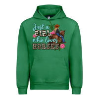 Emerald just a girl who loves horses Urban Hoodie - MaliasSmallBusiness