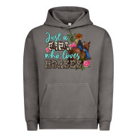 Pigment Tornado just a girl who loves horses Urban Hoodie - MaliasSmallBusiness