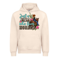 Sandshell just a girl who loves horses Urban Hoodie - MaliasSmallBusiness