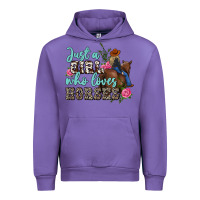 Tulip just a girl who loves horses Urban Hoodie - MaliasSmallBusiness
