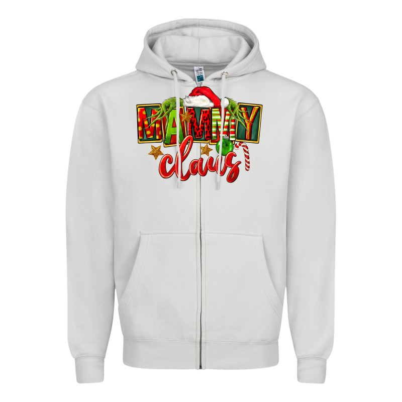 Christmas Mammy Claus Zipper Hoodie by FaDigitalArtStudio | Teevron