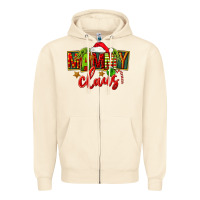 Sandshell christmas mammy claus Zipper Hoodie - FaDigitalArtStudio