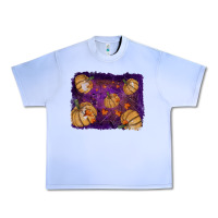 Grape Ice Halloween Pumpkin Cobweb Background Urban Heavy Tee - RanaPortraitStore