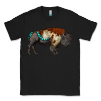 Black gemstone bison Classic Tee - RanaPortraitStore
