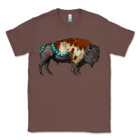 Chestnut gemstone bison Classic Tee - RanaPortraitStore