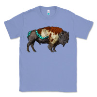 Colony Blue gemstone bison Classic Tee - RanaPortraitStore