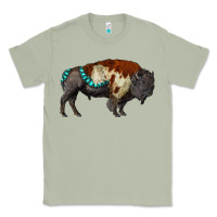Matcha gemstone bison Classic Tee - RanaPortraitStore