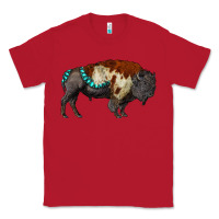 Red gemstone bison Classic Tee - RanaPortraitStore