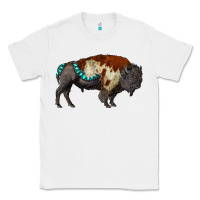 White gemstone bison Classic Tee - RanaPortraitStore
