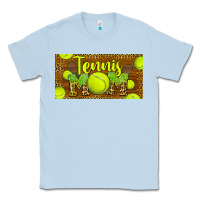 Dusty Blue tennis mom license plate Classic Tee - BarkalooDesign