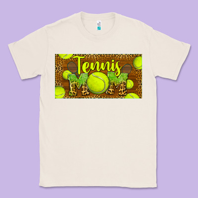 Tennis Mom License Plate Classic Tee Designed By Barkaloodesign