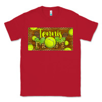 Red tennis mom license plate Classic Tee - BarkalooDesign