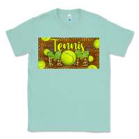 Seafoam tennis mom license plate Classic Tee - BarkalooDesign