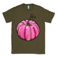 Army Green breast cancer awereness pumpkin Classic Tee - RanaPortraitStore