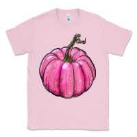 Bubblegum Pink breast cancer awereness pumpkin Classic Tee - RanaPortraitStore