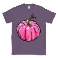 Lavender breast cancer awereness pumpkin Classic Tee - RanaPortraitStore