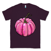 Plum breast cancer awereness pumpkin Classic Tee - RanaPortraitStore