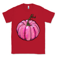 Red breast cancer awereness pumpkin Classic Tee - RanaPortraitStore
