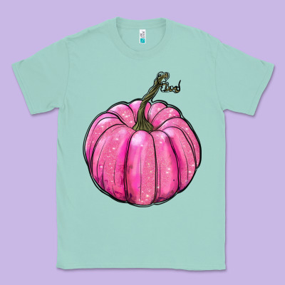 Breast Cancer Awereness Pumpkin Classic Tee Designed By Ranaportraitstore