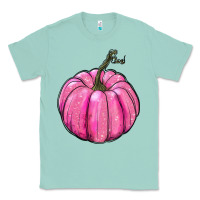 Seafoam breast cancer awereness pumpkin Classic Tee - RanaPortraitStore