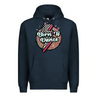 Navy born to dance Premium Hoodie - MaliasSmallBusiness