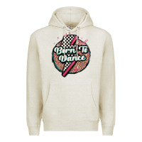 Oatmeal Heather born to dance Premium Hoodie - MaliasSmallBusiness