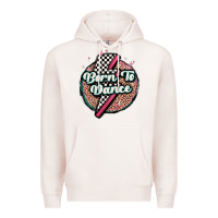 Pale Pink born to dance Premium Hoodie - MaliasSmallBusiness