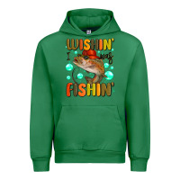 Emerald wishing i was fishing Urban Hoodie - MaliasSmallBusiness