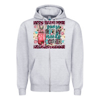 Heather Grey Some bunny needs coffee 20oz tumbler Zipper Hoodie - Neo Western